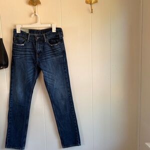 Abercrombie & Fitch Dark Blue distresses Straight Boys